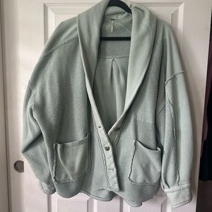 Free People Sage Green Jacket